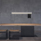 Industrial Pine Wood Dining Table Rectangle Kitchen Table with Metal Pedestal Base 70.9"L x 31.5"W x 29.5"H Without Chairs Clearhalo ' dining_table' 'Dining Tables & Seating' 'Dining Tables' 'furn' 'furn_dining_table' 'Furniture' 'furniture_dining_table' 'Kitchen & Dining Furniture' 'kitchen&dining_furn' 'kitchen' 'kitchen_dining_table' 4353561