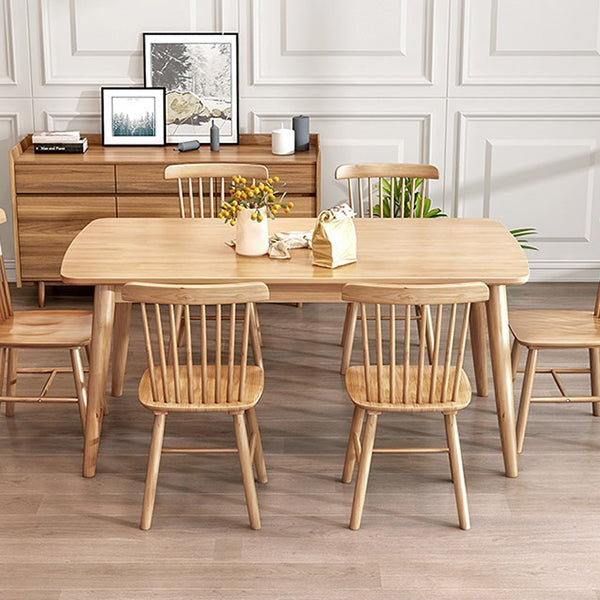 Industrial Standard Dining Table Rectangle Solid Wood Dining Table for Kitchen Clearhalo ' dining_table' 'Dining Tables & Seating' 'Dining Tables' 'furn' 'furn_dining_table' 'Furniture' 'furniture_dining_table' 'Kitchen & Dining Furniture' 'kitchen&dining_furn' 'kitchen' 'kitchen_dining_table' 4353585