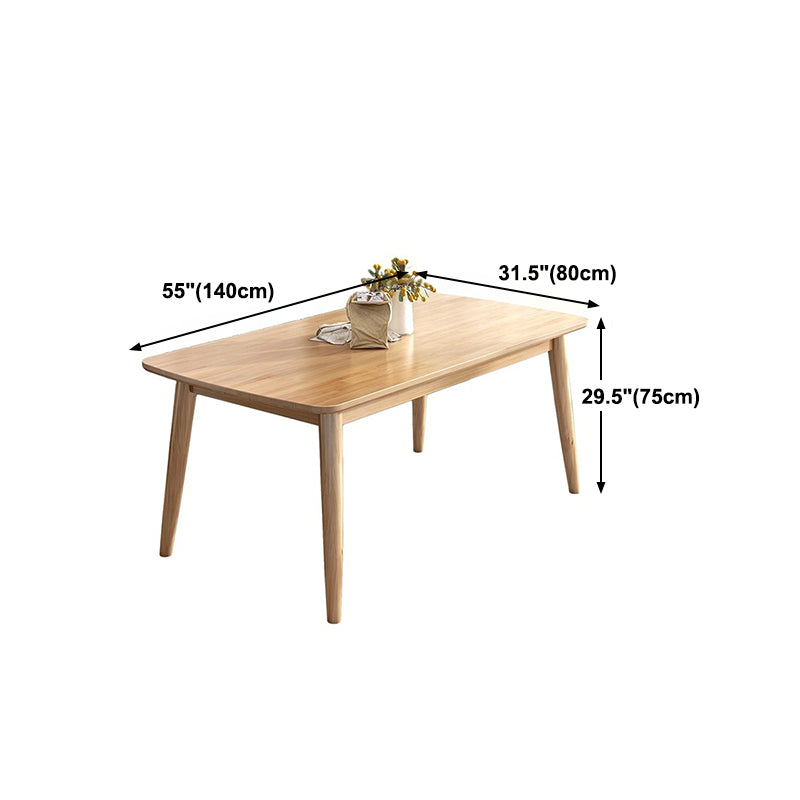 Industrial Standard Dining Table Rectangle Solid Wood Dining Table for Kitchen Clearhalo ' dining_table' 'Dining Tables & Seating' 'Dining Tables' 'furn' 'furn_dining_table' 'Furniture' 'furniture_dining_table' 'Kitchen & Dining Furniture' 'kitchen&dining_furn' 'kitchen' 'kitchen_dining_table' 4353590