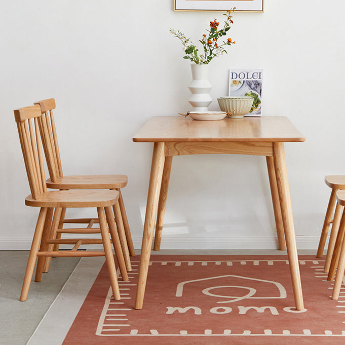 Solid Wood Industrial Dining Table Rectangle Standard Dining Table for Kitchen 63"L x 31.5"W x 29.5"H Without Chairs Clearhalo ' dining_table' 'Dining Tables & Seating' 'Dining Tables' 'furn' 'furn_dining_table' 'Furniture' 'furniture_dining_table' 'Kitchen & Dining Furniture' 'kitchen&dining_furn' 'kitchen' 'kitchen_dining_table' 4353607