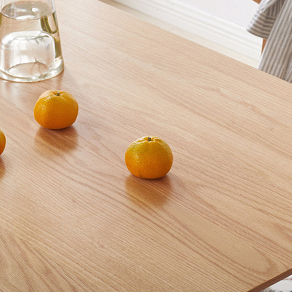 Solid Wood Industrial Dining Table Rectangle Standard Dining Table for Kitchen Clearhalo ' dining_table' 'Dining Tables & Seating' 'Dining Tables' 'furn' 'furn_dining_table' 'Furniture' 'furniture_dining_table' 'Kitchen & Dining Furniture' 'kitchen&dining_furn' 'kitchen' 'kitchen_dining_table' 4353612