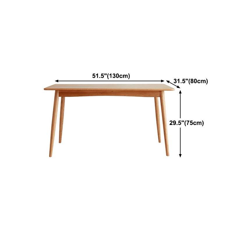 Solid Wood Industrial Dining Table Rectangle Standard Dining Table for Kitchen Clearhalo ' dining_table' 'Dining Tables & Seating' 'Dining Tables' 'furn' 'furn_dining_table' 'Furniture' 'furniture_dining_table' 'Kitchen & Dining Furniture' 'kitchen&dining_furn' 'kitchen' 'kitchen_dining_table' 4353619