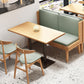 MDF Dining Site Table Industrial Style Dining Room Collection for Home 47.2"L x 23.6"W x 29.5"H Without Chairs Clearhalo ' dining_table' 'Dining Tables & Seating' 'Dining Tables' 'furn' 'furn_dining_table' 'Furniture' 'furniture_dining_table' 'Kitchen & Dining Furniture' 'kitchen&dining_furn' 'kitchen' 'kitchen_dining_table' 4353622