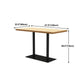 MDF Dining Site Table Industrial Style Dining Room Collection for Home Clearhalo ' dining_table' 'Dining Tables & Seating' 'Dining Tables' 'furn' 'furn_dining_table' 'Furniture' 'furniture_dining_table' 'Kitchen & Dining Furniture' 'kitchen&dining_furn' 'kitchen' 'kitchen_dining_table' 4353632