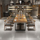 Rectangle Industrial Dining Table Solid Wood Top Dining Table with Metal Base Clearhalo ' dining_table' 'Dining Tables & Seating' 'Dining Tables' 'furn' 'furn_dining_table' 'Furniture' 'furniture_dining_table' 'Kitchen & Dining Furniture' 'kitchen&dining_furn' 'kitchen' 'kitchen_dining_table' 4353659