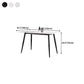 Rectangle Stone Home Furniture Contemporary Style Dining Room Collection Clearhalo ' dining_table' 'Dining Tables & Seating' 'Dining Tables' 'furn' 'furn_dining_table' 'Furniture' 'furniture_dining_table' 'Kitchen & Dining Furniture' 'kitchen&dining_furn' 'kitchen' 'kitchen_dining_table' 4353697