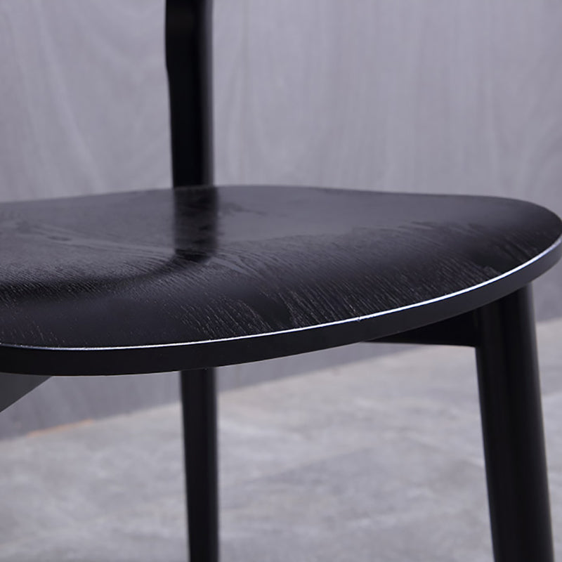 Industrial Wood Dining Room Chair Open Back Dining Side Chair for Restaurant Use Clearhalo ' kitchen&dining_furn' 'Dining Chairs' 'Dining Tables & Seating' 'dining_chair' 'furn' 'furn_dining_chair' 'Furniture' 'furniture_dining_chair' 'Kitchen & Dining Furniture' 'kitchen' 4353707