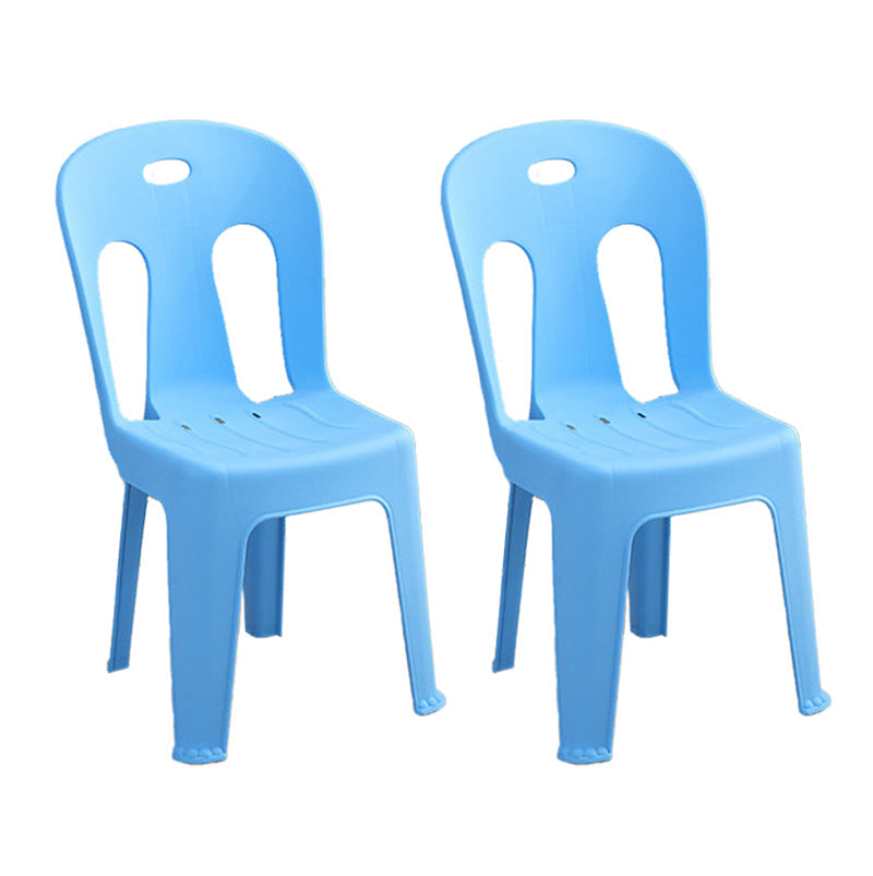 Modern Design Plastic Armless Dining Side Chairs Slat Back Side Chairs for Home Use Blue 2 Piece Set Clearhalo ' kitchen&dining_furn' 'Dining Chairs' 'Dining Tables & Seating' 'dining_chair' 'furn' 'furn_dining_chair' 'Furniture' 'furniture_dining_chair' 'Kitchen & Dining Furniture' 'kitchen' 4353723