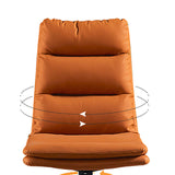 Industrial Style Armless Solid Back Chair Leather Dining Chairs for Home Use Clearhalo ' kitchen&dining_furn' 'Dining Chairs' 'Dining Tables & Seating' 'dining_chair' 'furn' 'furn_dining_chair' 'Furniture' 'furniture_dining_chair' 'Kitchen & Dining Furniture' 'kitchen' 4353759