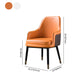 Contemporary Style Arm Solid Back Dining Chair Upholstered Dining Chairs Clearhalo ' kitchen&dining_furn' 'Dining Chairs' 'Dining Tables & Seating' 'dining_chair' 'furn' 'furn_dining_chair' 'Furniture' 'furniture_dining_chair' 'Kitchen & Dining Furniture' 'kitchen' 4353790