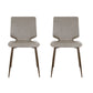 Contemporary Style Leather Dining Chairs Armless Solid Back Chair for Kitchen Grey 2 Piece Set Clearhalo ' kitchen&dining_furn' 'Dining Chairs' 'Dining Tables & Seating' 'dining_chair' 'furn' 'furn_dining_chair' 'Furniture' 'furniture_dining_chair' 'Kitchen & Dining Furniture' 'kitchen' 4353811