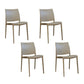 Scandinavian Armless Open Back Dining Side Chair Plastic Dining Side Chairs Grey 4 Piece Set Clearhalo ' kitchen&dining_furn' 'Dining Chairs' 'Dining Tables & Seating' 'dining_chair' 'furn' 'furn_dining_chair' 'Furniture' 'furniture_dining_chair' 'Kitchen & Dining Furniture' 'kitchen' 4353826