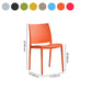 Scandinavian Armless Open Back Dining Side Chair Plastic Dining Side Chairs Clearhalo ' kitchen&dining_furn' 'Dining Chairs' 'Dining Tables & Seating' 'dining_chair' 'furn' 'furn_dining_chair' 'Furniture' 'furniture_dining_chair' 'Kitchen & Dining Furniture' 'kitchen' 4353847