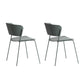 Industrial Design Open Back Dining Side Chair Stacking Plastic Dining Chair Green 2 Piece Set Clearhalo ' kitchen&dining_furn' 'Dining Chairs' 'Dining Tables & Seating' 'dining_chair' 'furn' 'furn_dining_chair' 'Furniture' 'furniture_dining_chair' 'Kitchen & Dining Furniture' 'kitchen' 4353870