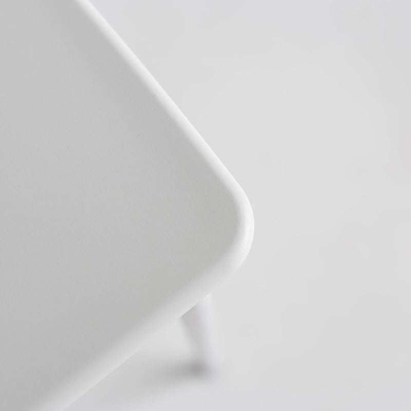 Industrial Design Open Back Dining Side Chair Stacking Plastic Dining Chair Clearhalo ' kitchen&dining_furn' 'Dining Chairs' 'Dining Tables & Seating' 'dining_chair' 'furn' 'furn_dining_chair' 'Furniture' 'furniture_dining_chair' 'Kitchen & Dining Furniture' 'kitchen' 4353872