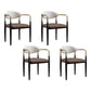 Industrial Design Open Back Dining Side Chair Leather Dining Chairs for Home Coffee 4 Piece Set Clearhalo ' kitchen&dining_furn' 'Dining Chairs' 'Dining Tables & Seating' 'dining_chair' 'furn' 'furn_dining_chair' 'Furniture' 'furniture_dining_chair' 'Kitchen & Dining Furniture' 'kitchen' 4353893