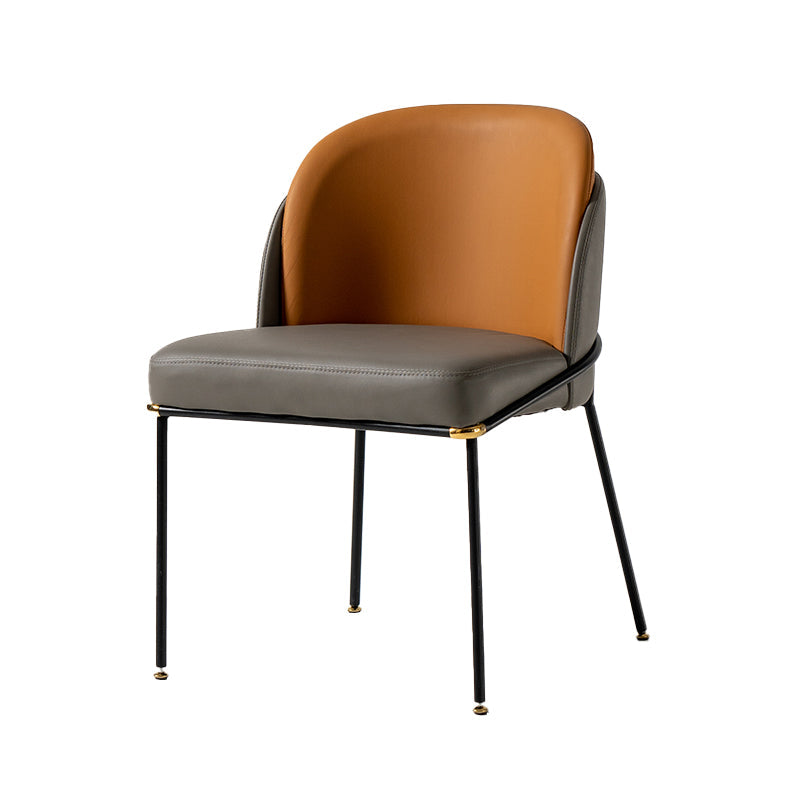 Minimalist Style Armless Solid Back Side Chairs Upholstered Side Chairs Clearhalo ' kitchen&dining_furn' 'Dining Chairs' 'Dining Tables & Seating' 'dining_chair' 'furn' 'furn_dining_chair' 'Furniture' 'furniture_dining_chair' 'Kitchen & Dining Furniture' 'kitchen' 4353931