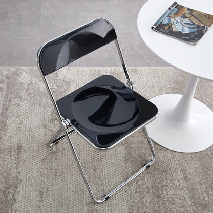 Industrial Plastic Dining Armless Chair Open Back Dining Side Chair Black 1 Piece Clearhalo ' kitchen&dining_furn' 'Dining Chairs' 'Dining Tables & Seating' 'dining_chair' 'furn' 'furn_dining_chair' 'Furniture' 'furniture_dining_chair' 'Kitchen & Dining Furniture' 'kitchen' 4353948