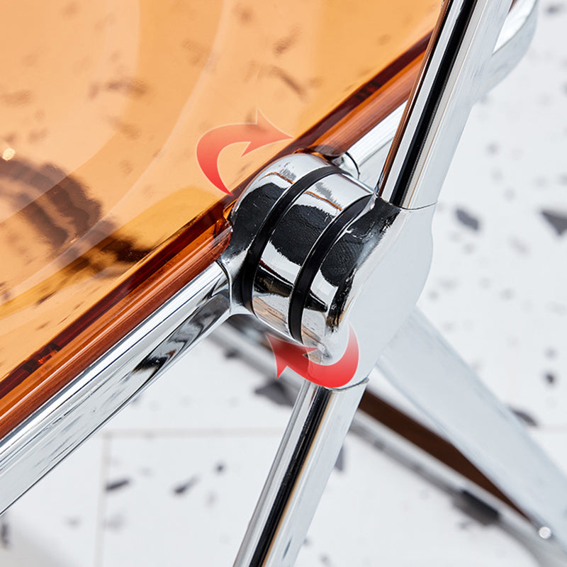 Industrial Plastic Dining Armless Chair Open Back Dining Side Chair Clearhalo ' kitchen&dining_furn' 'Dining Chairs' 'Dining Tables & Seating' 'dining_chair' 'furn' 'furn_dining_chair' 'Furniture' 'furniture_dining_chair' 'Kitchen & Dining Furniture' 'kitchen' 4353953