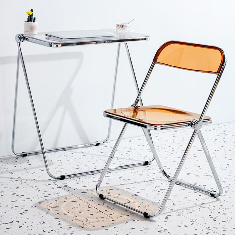 Industrial Plastic Dining Armless Chair Open Back Dining Side Chair Clearhalo ' kitchen&dining_furn' 'Dining Chairs' 'Dining Tables & Seating' 'dining_chair' 'furn' 'furn_dining_chair' 'Furniture' 'furniture_dining_chair' 'Kitchen & Dining Furniture' 'kitchen' 4353959