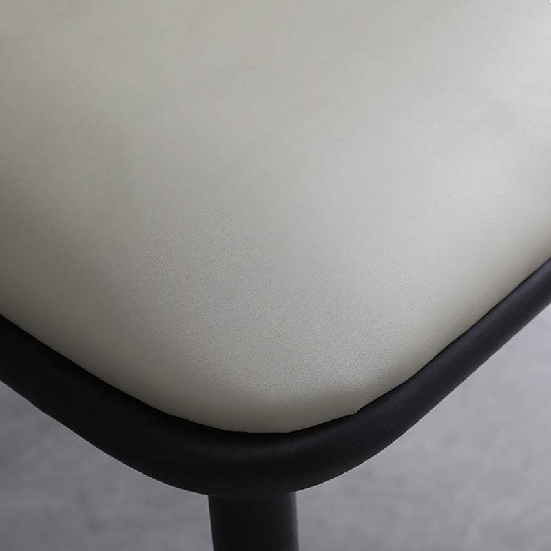 Industrial Design Arm Solid Back Dining Chairs Leather Dining Chairs for Kitchen Clearhalo ' kitchen&dining_furn' 'Dining Chairs' 'Dining Tables & Seating' 'dining_chair' 'furn' 'furn_dining_chair' 'Furniture' 'furniture_dining_chair' 'Kitchen & Dining Furniture' 'kitchen' 4353990