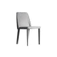 Contemporary Leather Dining Chairs Armless Solid Back Chair for Kitchen Silver Gray 1 Piece Clearhalo ' kitchen&dining_furn' 'Dining Chairs' 'Dining Tables & Seating' 'dining_chair' 'furn' 'furn_dining_chair' 'Furniture' 'furniture_dining_chair' 'Kitchen & Dining Furniture' 'kitchen' 4354009