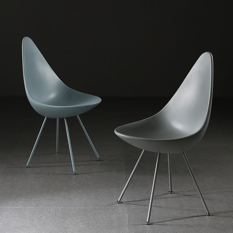 Industrial Style Armless Side Chairs Plastic Solid Back Side Chair for Home Clearhalo ' kitchen&dining_furn' 'Dining Chairs' 'Dining Tables & Seating' 'dining_chair' 'furn' 'furn_dining_chair' 'Furniture' 'furniture_dining_chair' 'Kitchen & Dining Furniture' 'kitchen' 4354034