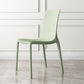 Contemporary Stacking Armless Dining Chairs Solid Back Chair for Home Use Green 1 Piece Clearhalo ' kitchen&dining_furn' 'Dining Chairs' 'Dining Tables & Seating' 'dining_chair' 'furn' 'furn_dining_chair' 'Furniture' 'furniture_dining_chair' 'Kitchen & Dining Furniture' 'kitchen' 4354074