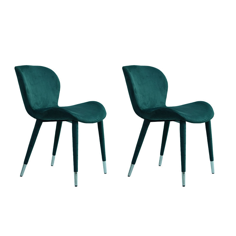 Modern Style Linen Fabric Dining Chair Arm Solid Back Dining Chairs for Kitchen Blackish Green 2 Piece Set Clearhalo ' kitchen&dining_furn' 'Dining Chairs' 'Dining Tables & Seating' 'dining_chair' 'furn' 'furn_dining_chair' 'Furniture' 'furniture_dining_chair' 'Kitchen & Dining Furniture' 'kitchen' 4354082