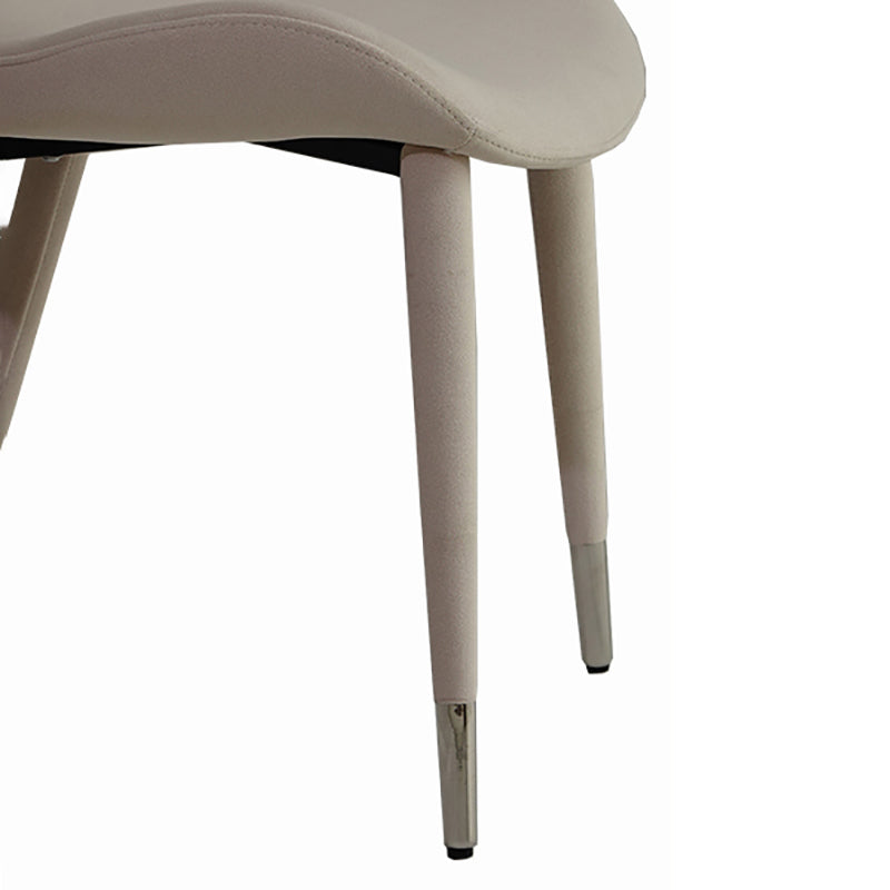 Modern Style Linen Fabric Dining Chair Arm Solid Back Dining Chairs for Kitchen Clearhalo ' kitchen&dining_furn' 'Dining Chairs' 'Dining Tables & Seating' 'dining_chair' 'furn' 'furn_dining_chair' 'Furniture' 'furniture_dining_chair' 'Kitchen & Dining Furniture' 'kitchen' 4354090