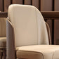 Scandinavian Style Leather Dining Chairs Armless Solid Back Chair with Wood Legs Clearhalo ' kitchen&dining_furn' 'Dining Chairs' 'Dining Tables & Seating' 'dining_chair' 'furn' 'furn_dining_chair' 'Furniture' 'furniture_dining_chair' 'Kitchen & Dining Furniture' 'kitchen' 4354100