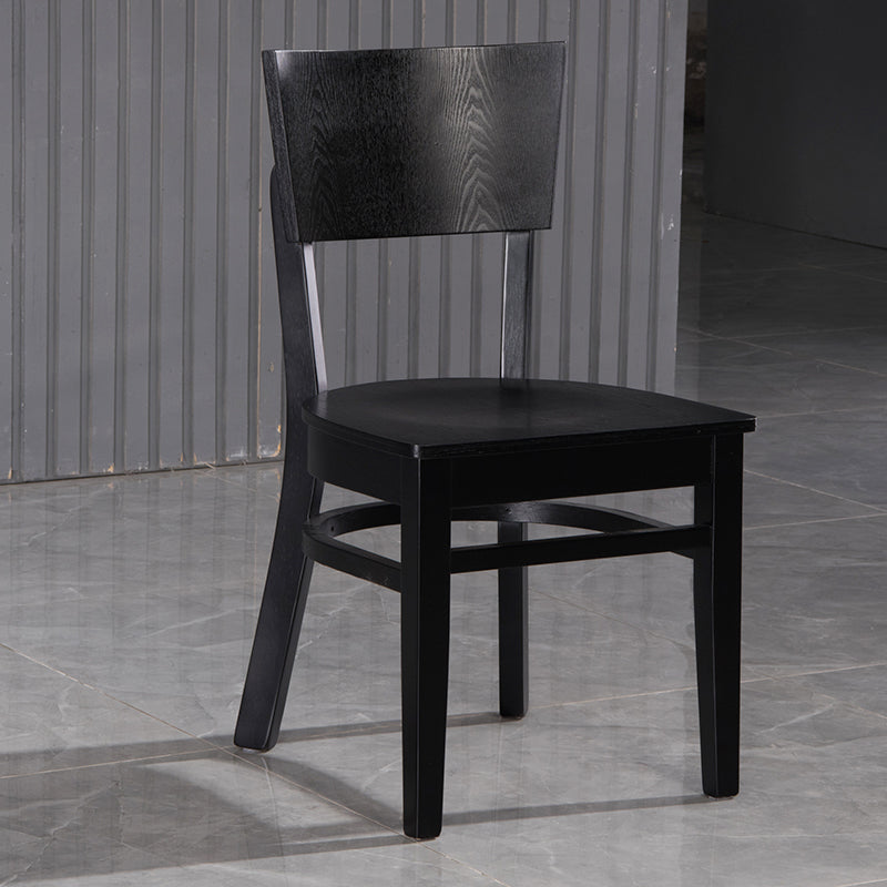 Industrial Style Open Back Dining Side Chair Armless Wood Legs Side Chairs Clearhalo ' kitchen&dining_furn' 'Dining Chairs' 'Dining Tables & Seating' 'dining_chair' 'furn' 'furn_dining_chair' 'Furniture' 'furniture_dining_chair' 'Kitchen & Dining Furniture' 'kitchen' 4354133