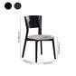 Industrial Style Open Back Dining Side Chair Armless Wood Legs Side Chairs Clearhalo ' kitchen&dining_furn' 'Dining Chairs' 'Dining Tables & Seating' 'dining_chair' 'furn' 'furn_dining_chair' 'Furniture' 'furniture_dining_chair' 'Kitchen & Dining Furniture' 'kitchen' 4354148