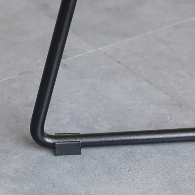 Contemporary Style Dining Chair Armless Metal Side Wingback Chairs for Kitchen Clearhalo ' kitchen&dining_furn' 'Dining Chairs' 'Dining Tables & Seating' 'dining_chair' 'furn' 'furn_dining_chair' 'Furniture' 'furniture_dining_chair' 'Kitchen & Dining Furniture' 'kitchen' 4354184