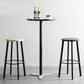 Modern Minimalist Bar And Counter Stool Wrought Iron Solid Wood Cafe Bar Stool,Set of 4 Clearhalo 'Bar Furniture' 'Bar Stools' 'bar_stools' 'furn' 'furn_bar_stools' 'furniture_bar_stools' 'Kitchen & Dining Furniture' 'kitchen&dining_furn' 'kitchen' 'kitchen_furn' Furniture' 4354343