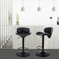 Adjustable Modern Counter Bar Stool Backrest Leather Bar Stool with Swivel in Black Clearhalo 'Bar Furniture' 'Bar Stools' 'bar_stools' 'furn' 'furn_bar_stools' 'furniture_bar_stools' 'Kitchen & Dining Furniture' 'kitchen&dining_furn' 'kitchen' 'kitchen_furn' Furniture' 4354356