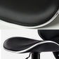 Adjustable Modern Counter Bar Stool Backrest Leather Bar Stool with Swivel in Black Clearhalo 'Bar Furniture' 'Bar Stools' 'bar_stools' 'furn' 'furn_bar_stools' 'furniture_bar_stools' 'Kitchen & Dining Furniture' 'kitchen&dining_furn' 'kitchen' 'kitchen_furn' Furniture' 4354361