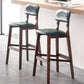 Contemporary Counter Bar Stool Backrest Espresso Wood Bar Stool with Footrest Clearhalo 'Bar Furniture' 'Bar Stools' 'bar_stools' 'furn' 'furn_bar_stools' 'furniture_bar_stools' 'Kitchen & Dining Furniture' 'kitchen&dining_furn' 'kitchen' 'kitchen_furn' Furniture' 4354384