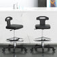 Adjustable Counter Bar Stool Backrest Plastic Bar Stool with Swivel in Black Clearhalo 'Bar Furniture' 'Bar Stools' 'bar_stools' 'furn' 'furn_bar_stools' 'furniture_bar_stools' 'Kitchen & Dining Furniture' 'kitchen&dining_furn' 'kitchen' 'kitchen_furn' Furniture' 4354441