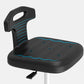 Adjustable Counter Bar Stool Backrest Plastic Bar Stool with Swivel in Black Clearhalo 'Bar Furniture' 'Bar Stools' 'bar_stools' 'furn' 'furn_bar_stools' 'furniture_bar_stools' 'Kitchen & Dining Furniture' 'kitchen&dining_furn' 'kitchen' 'kitchen_furn' Furniture' 4354445