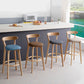 Modern Backrest Armless Counter Stool Wood Household Bar Stool with Cushion Clearhalo 'Bar Furniture' 'Bar Stools' 'bar_stools' 'furn' 'furn_bar_stools' 'furniture_bar_stools' 'Kitchen & Dining Furniture' 'kitchen&dining_furn' 'kitchen' 'kitchen_furn' Furniture' 4354458