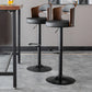 Modern Backrest Liftable Stool Iron Household Bar Stool with Cushion and Pedal Clearhalo 'Bar Furniture' 'Bar Stools' 'bar_stools' 'furn' 'furn_bar_stools' 'furniture_bar_stools' 'Kitchen & Dining Furniture' 'kitchen&dining_furn' 'kitchen' 'kitchen_furn' Furniture' 4354544