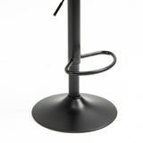 Modern Backrest Liftable Stool Iron Household Bar Stool with Cushion and Pedal Clearhalo 'Bar Furniture' 'Bar Stools' 'bar_stools' 'furn' 'furn_bar_stools' 'furniture_bar_stools' 'Kitchen & Dining Furniture' 'kitchen&dining_furn' 'kitchen' 'kitchen_furn' Furniture' 4354555