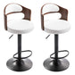 Modern Backrest Liftable Stool Iron Household Bar Stool with Cushion and Pedal White 2 Piece Set Clearhalo 'Bar Furniture' 'Bar Stools' 'bar_stools' 'furn' 'furn_bar_stools' 'furniture_bar_stools' 'Kitchen & Dining Furniture' 'kitchen&dining_furn' 'kitchen' 'kitchen_furn' Furniture' 4354567