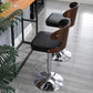Modern Backrest Liftable Stool Steel Household Bar Stool with Cushion and Pedal Clearhalo 'Bar Furniture' 'Bar Stools' 'bar_stools' 'furn' 'furn_bar_stools' 'furniture_bar_stools' 'Kitchen & Dining Furniture' 'kitchen&dining_furn' 'kitchen' 'kitchen_furn' Furniture' 4354615