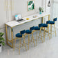 Glam Metal Upholstered Barstool Indoor Bar Stool With Cushion and Iron Legs Clearhalo 'Bar Furniture' 'Bar Stools' 'bar_stools' 'furn' 'furn_bar_stools' 'furniture_bar_stools' 'Kitchen & Dining Furniture' 'kitchen&dining_furn' 'kitchen' 'kitchen_furn' Furniture' 4354653