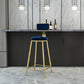 Glam Metal Upholstered Barstool Indoor Bar Stool With Cushion and Iron Legs Clearhalo 'Bar Furniture' 'Bar Stools' 'bar_stools' 'furn' 'furn_bar_stools' 'furniture_bar_stools' 'Kitchen & Dining Furniture' 'kitchen&dining_furn' 'kitchen' 'kitchen_furn' Furniture' 4354658