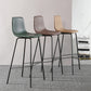 Indoor Faux Leather Bar Stool Modern Bucket Arm-less Low Back Counter Chair Clearhalo 'Bar Furniture' 'Bar Stools' 'bar_stools' 'furn' 'furn_bar_stools' 'furniture_bar_stools' 'Kitchen & Dining Furniture' 'kitchen&dining_furn' 'kitchen' 'kitchen_furn' Furniture' 4354687