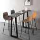 Indoor Faux Leather Bar Stool Modern Bucket Arm-less Low Back Counter Chair Clearhalo 'Bar Furniture' 'Bar Stools' 'bar_stools' 'furn' 'furn_bar_stools' 'furniture_bar_stools' 'Kitchen & Dining Furniture' 'kitchen&dining_furn' 'kitchen' 'kitchen_furn' Furniture' 4354708
