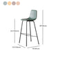 Indoor Faux Leather Bar Stool Modern Bucket Arm-less Low Back Counter Chair Clearhalo 'Bar Furniture' 'Bar Stools' 'bar_stools' 'furn' 'furn_bar_stools' 'furniture_bar_stools' 'Kitchen & Dining Furniture' 'kitchen&dining_furn' 'kitchen' 'kitchen_furn' Furniture' 4354711